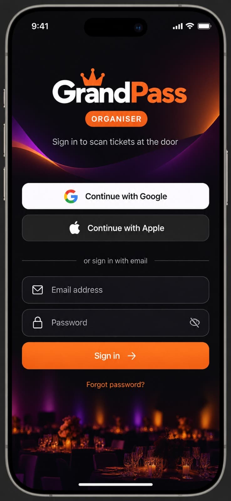 GP Organiser app